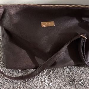 Dark Chocolate BCBG Shoulder/Crossbody Bag